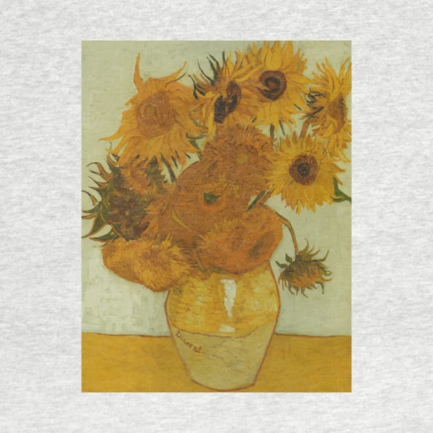 Sunflowers in a Vase by Vincent van Gogh by Naves